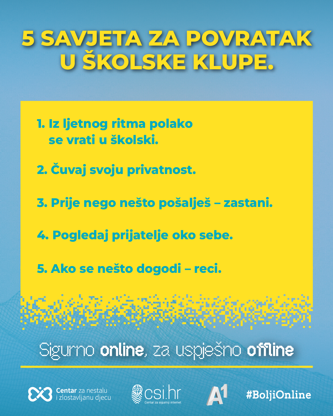 5 savjeta za povratak u skolske klupe